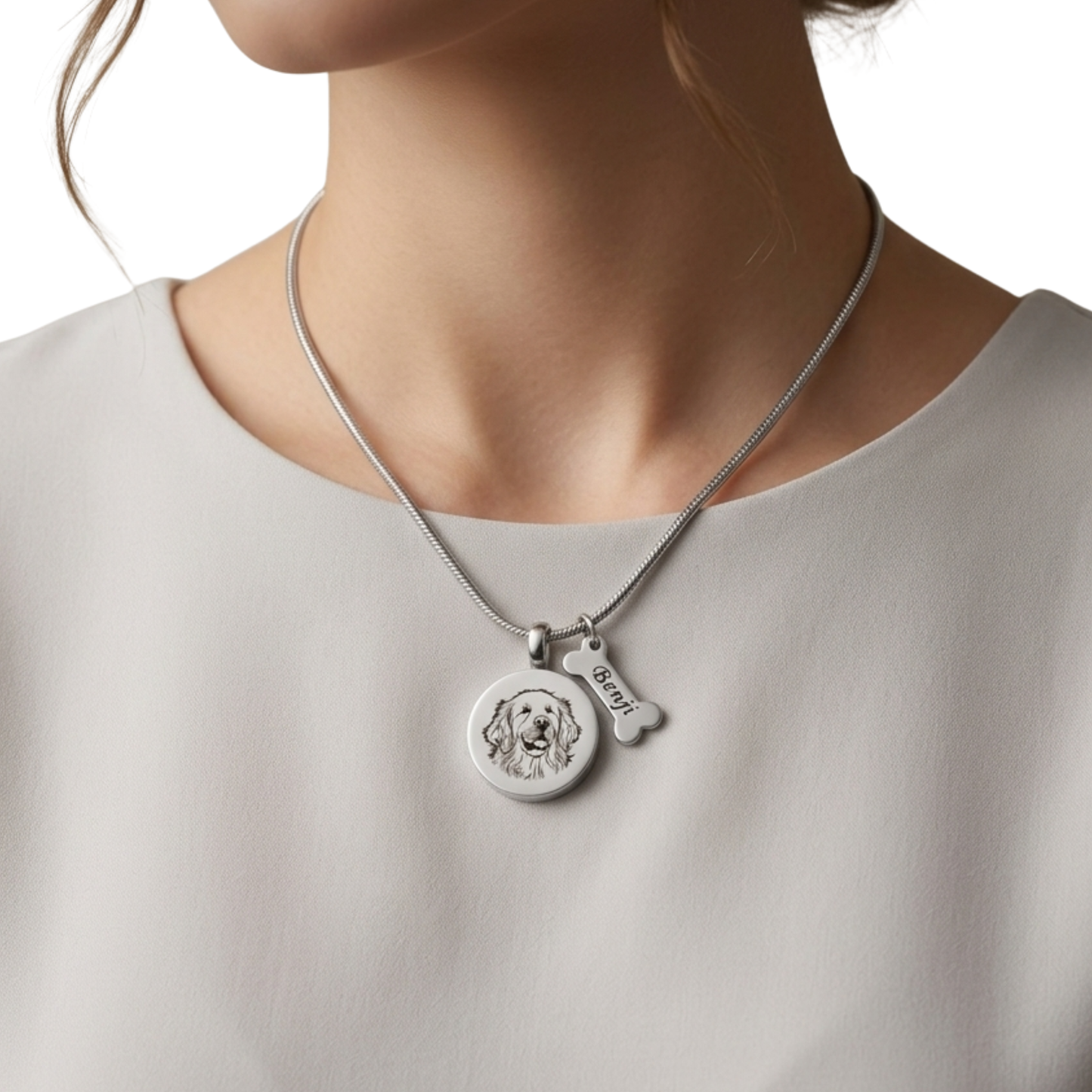 Pawora Memory Dog Necklace